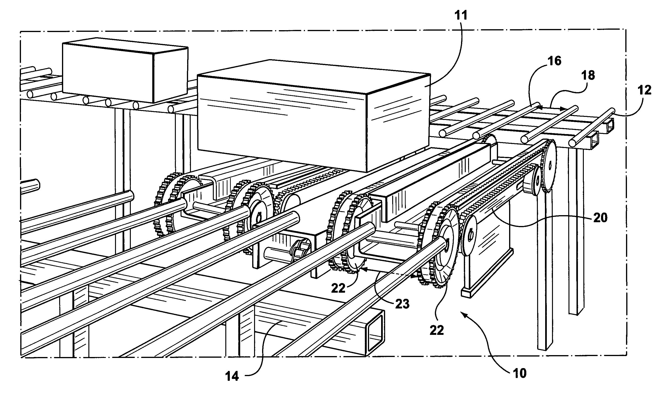 Rack, conveyor and shuttle automated pick system