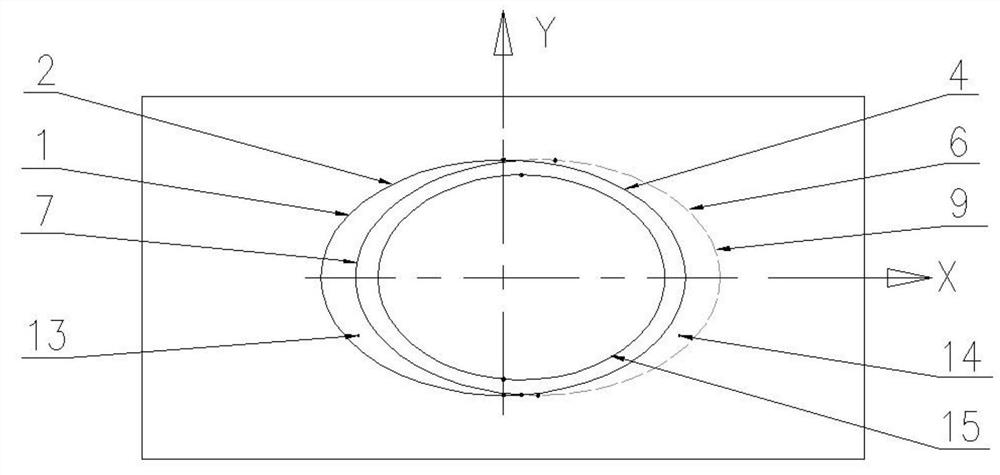 A processing method for oblique holes of channel steel parts
