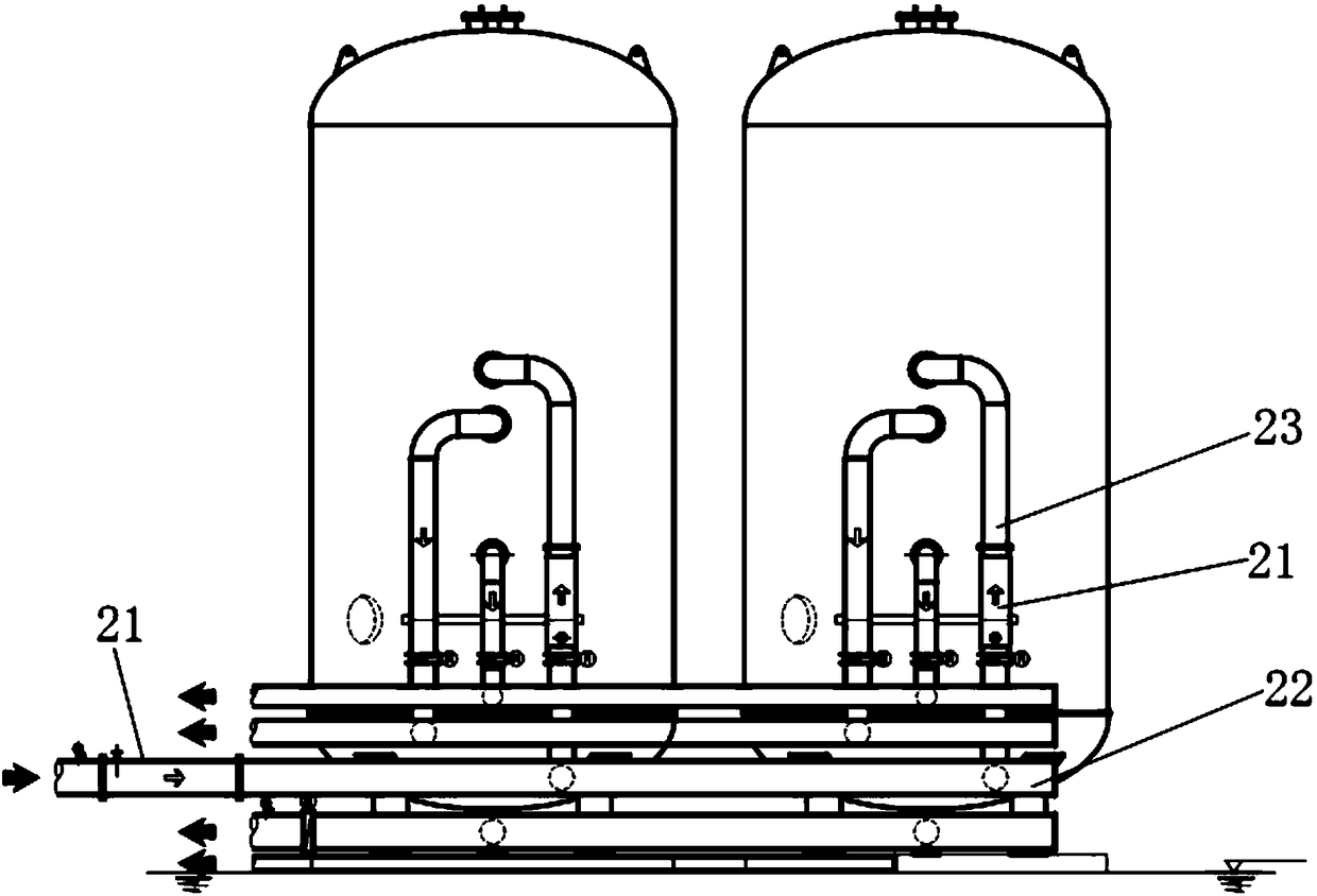 Integrated oil and turbidity removing device