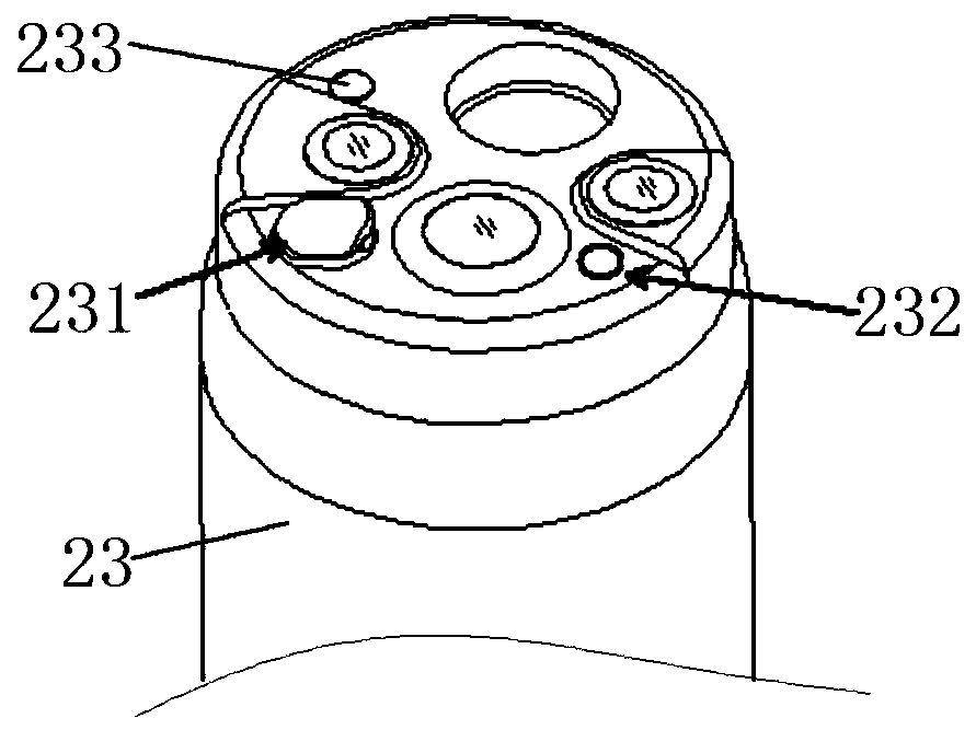 Automatic water and gas feeding electronic endoscope system