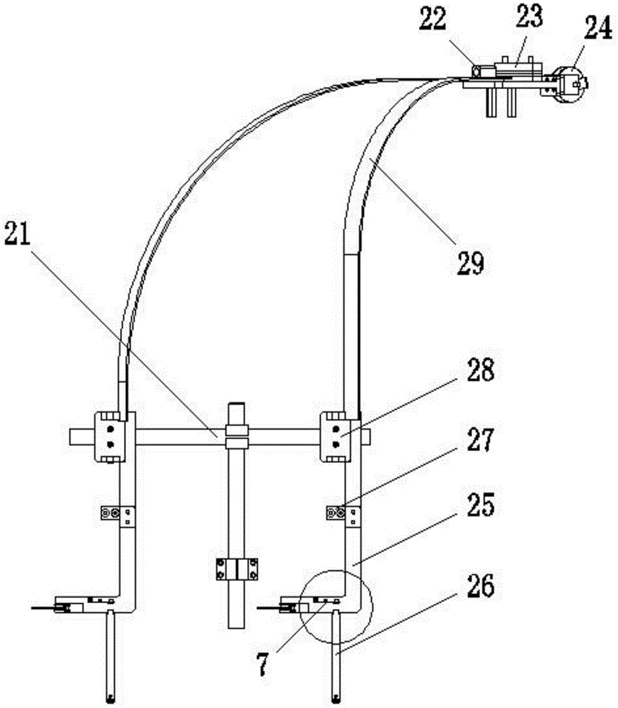 Wire stand of vertical winding machine