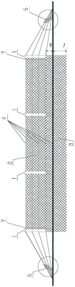 Active and passive combined trailing high-performance protective screen