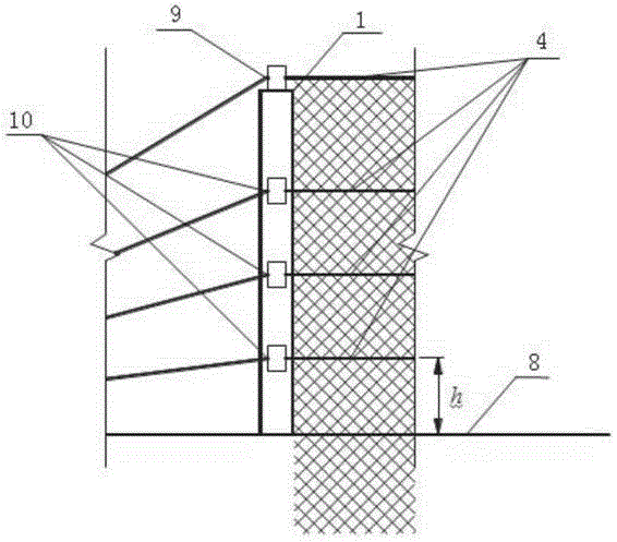 Active and passive combined trailing high-performance protective screen