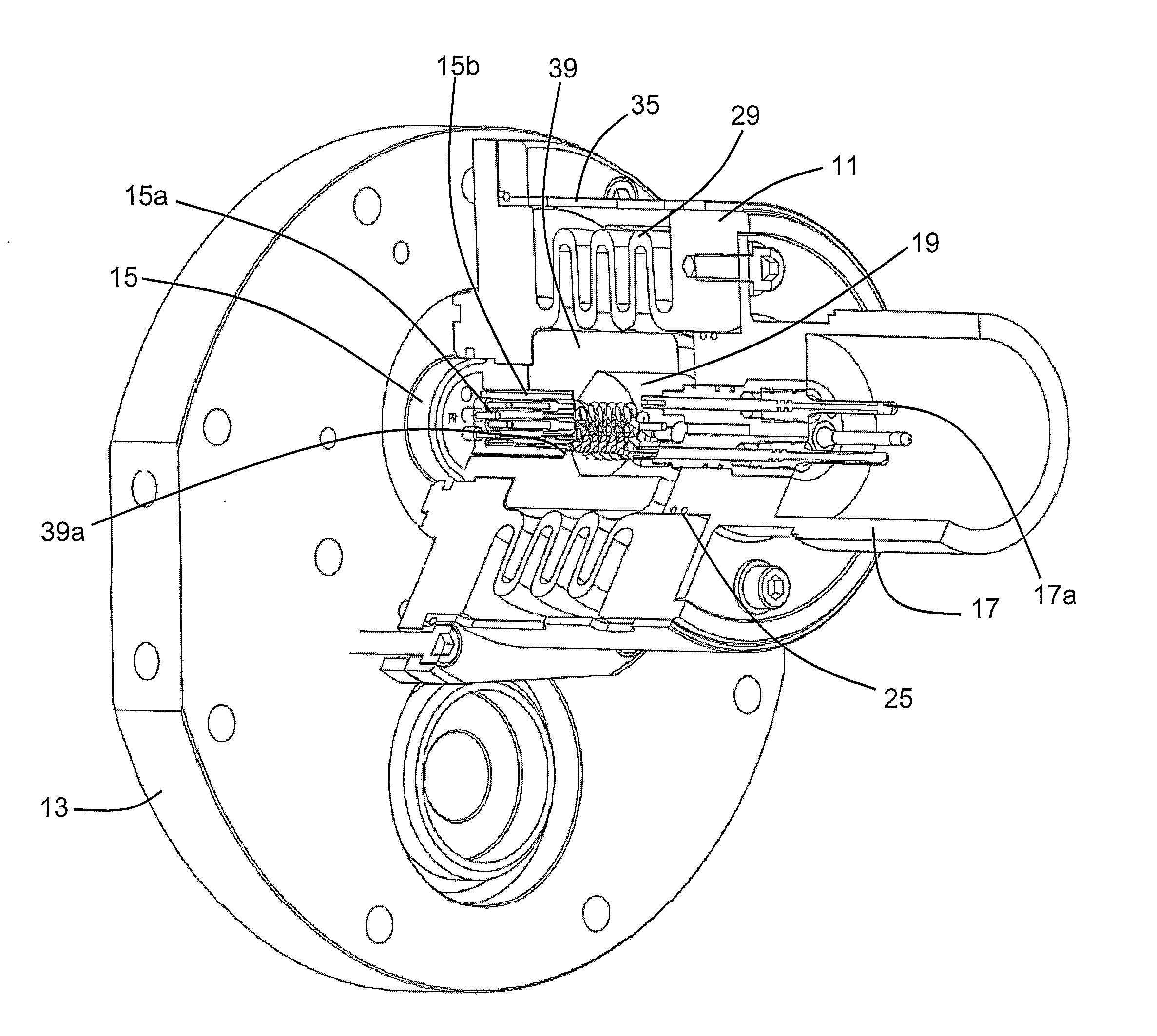 Housing for wet-mateable connector and penetrator assembly