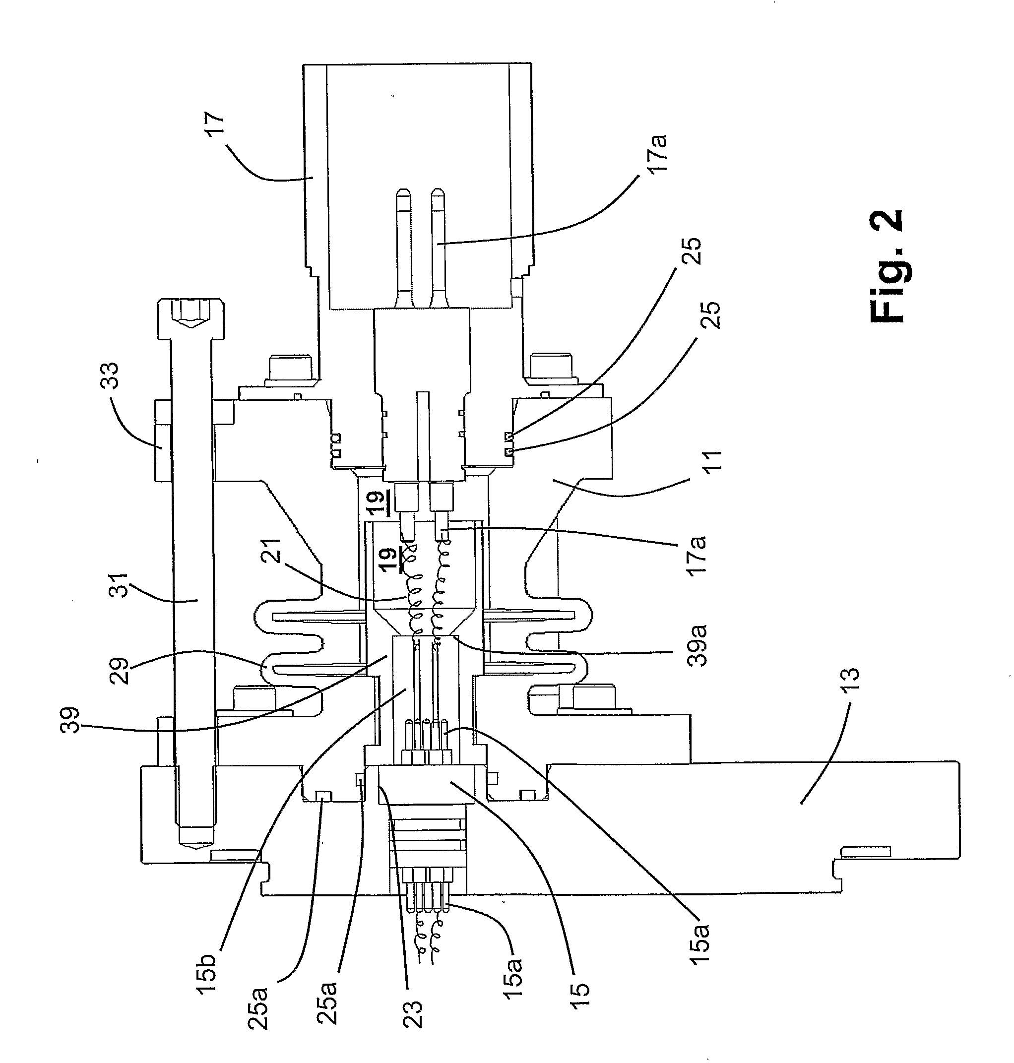 Housing for wet-mateable connector and penetrator assembly