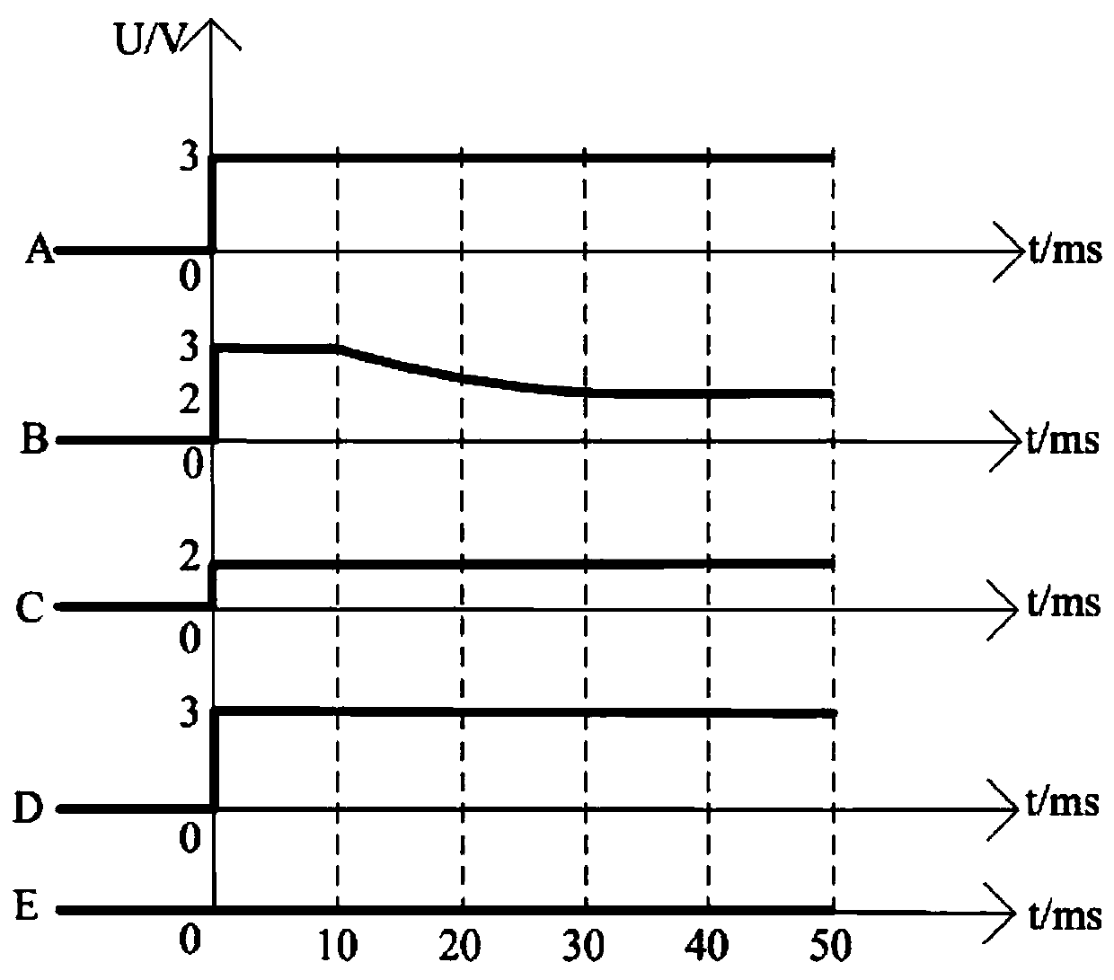 Temperature and residual current hybrid detection and identification method of electrical fire detector