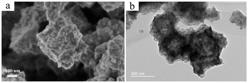 Catalyst for catalyzing hydrolysis of ammonia borane to produce hydrogen as well as preparation method and application of catalyst