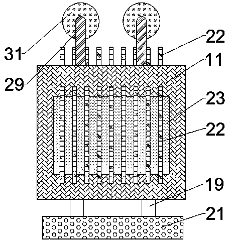 An automatic protection device for the internal circuit of a transformer