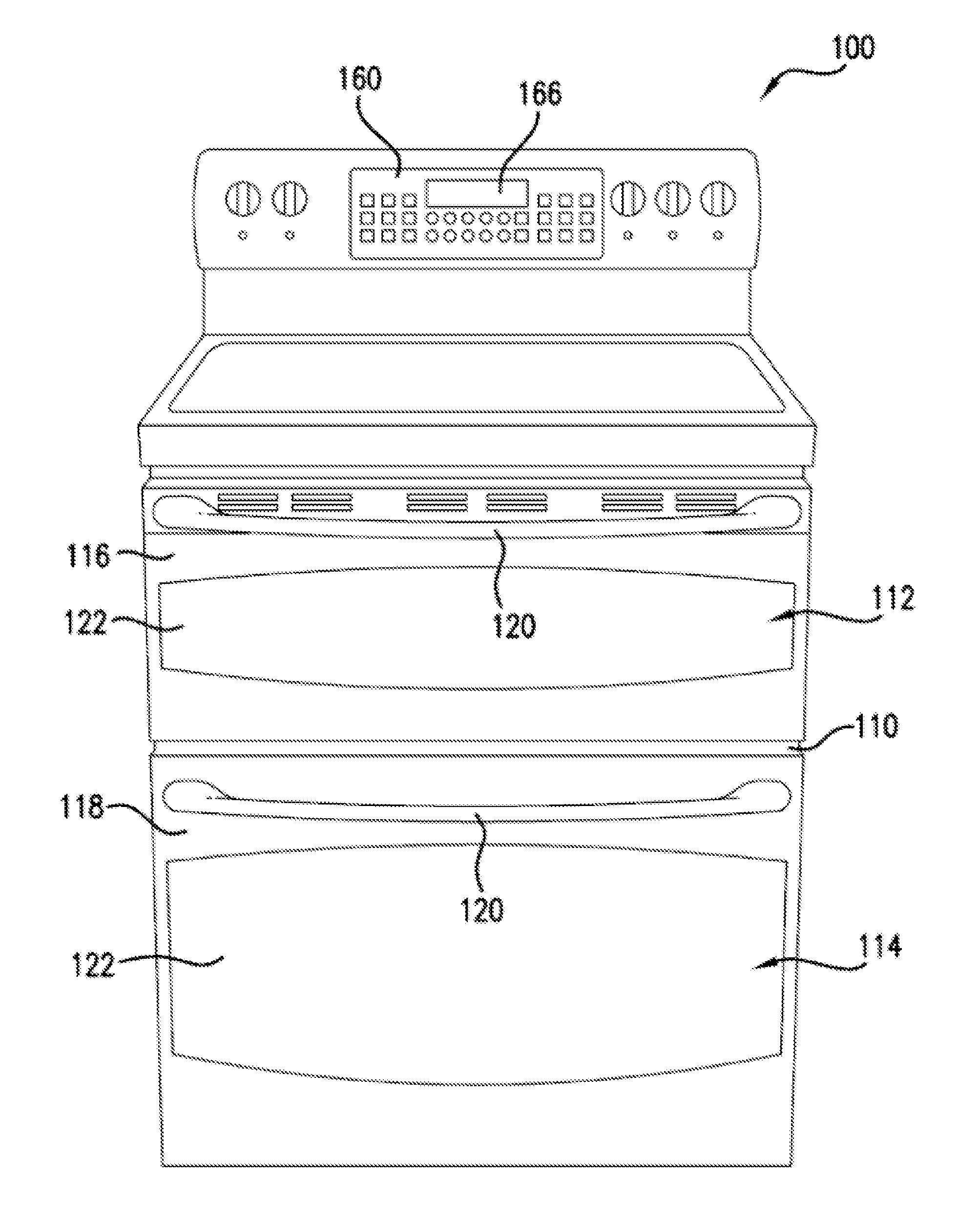 Appliance and a method for operating a control panel of the same
