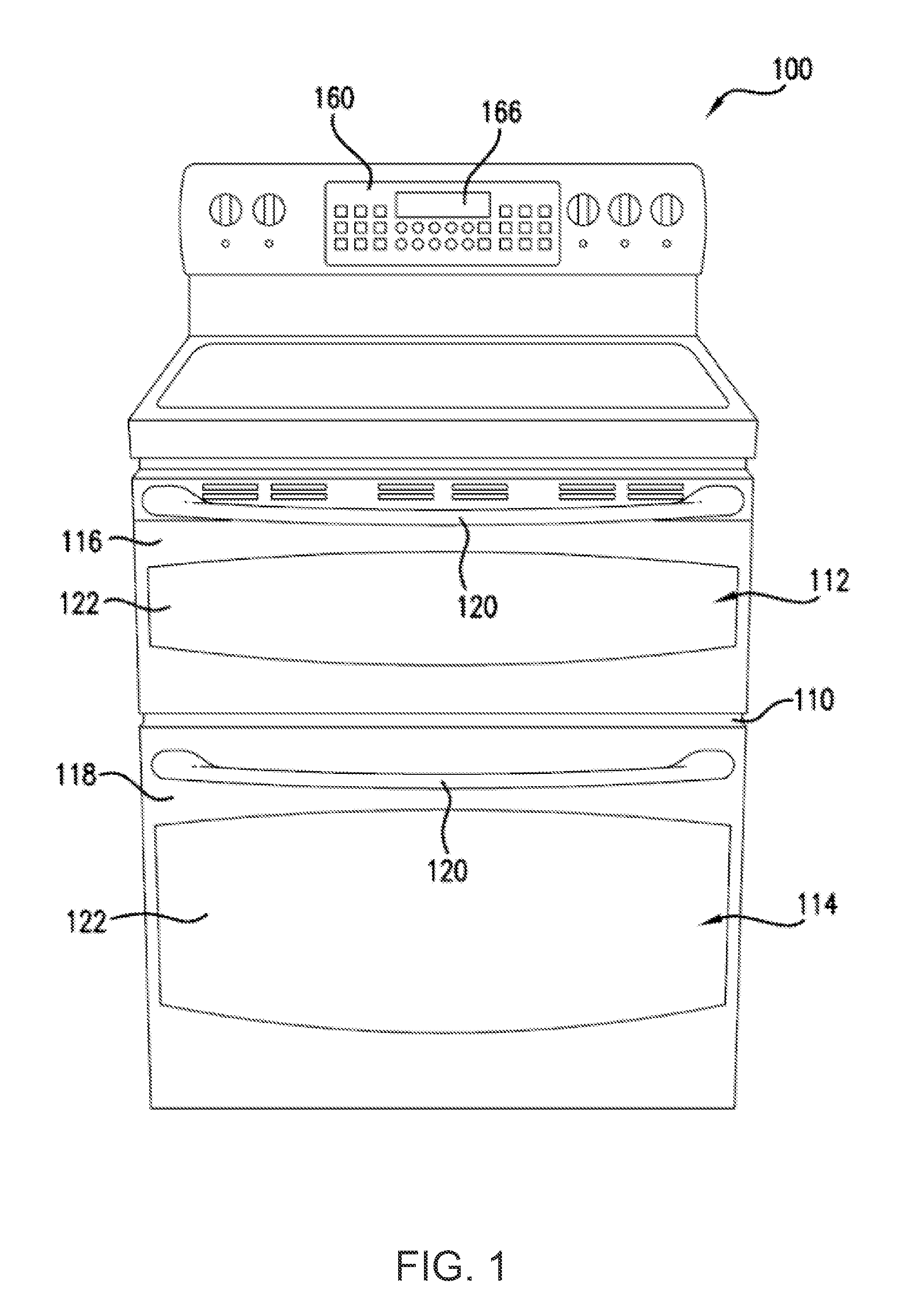 Appliance and a method for operating a control panel of the same