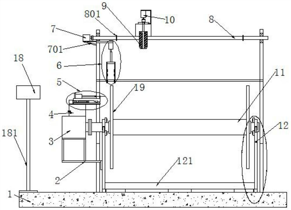 Automatic winding device and winding method for multi-standard cables