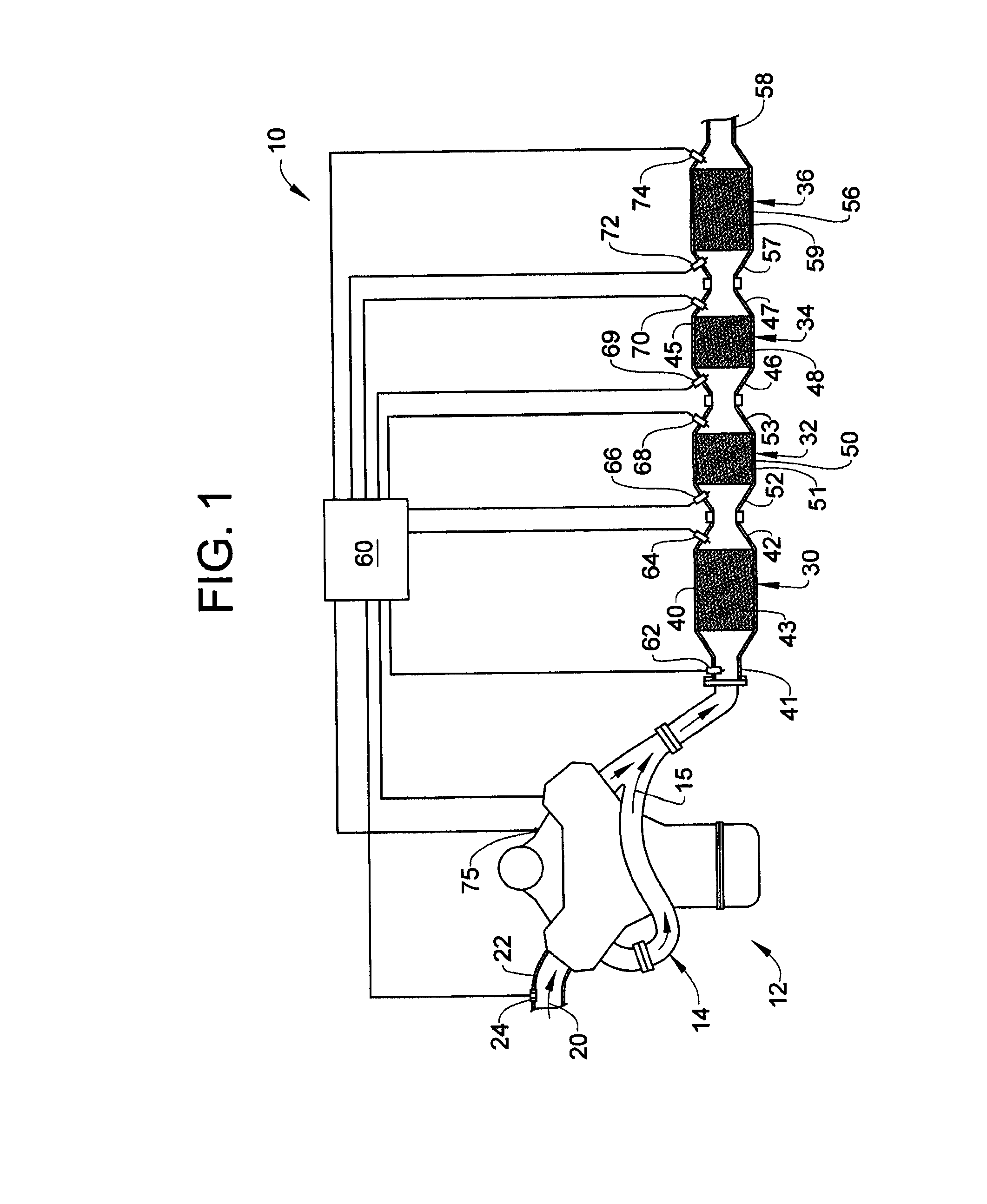 Particulate filter device monitoring system for an internal combustion engine