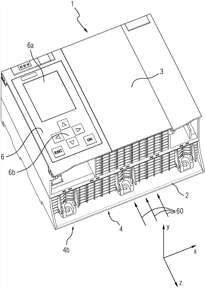 Programmable controller having a heatsink