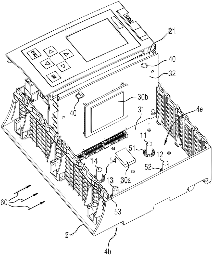 Programmable controller having a heatsink