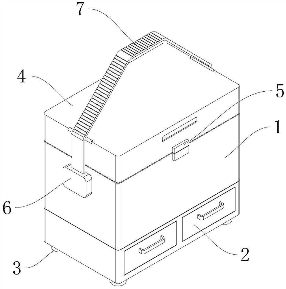 Sampling device for imported and exported animal quarantine