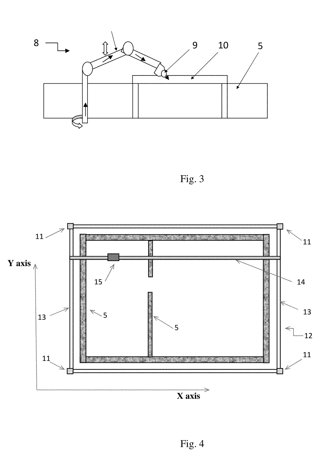 Method for 3D printing of buildings and a device for implementation thereof