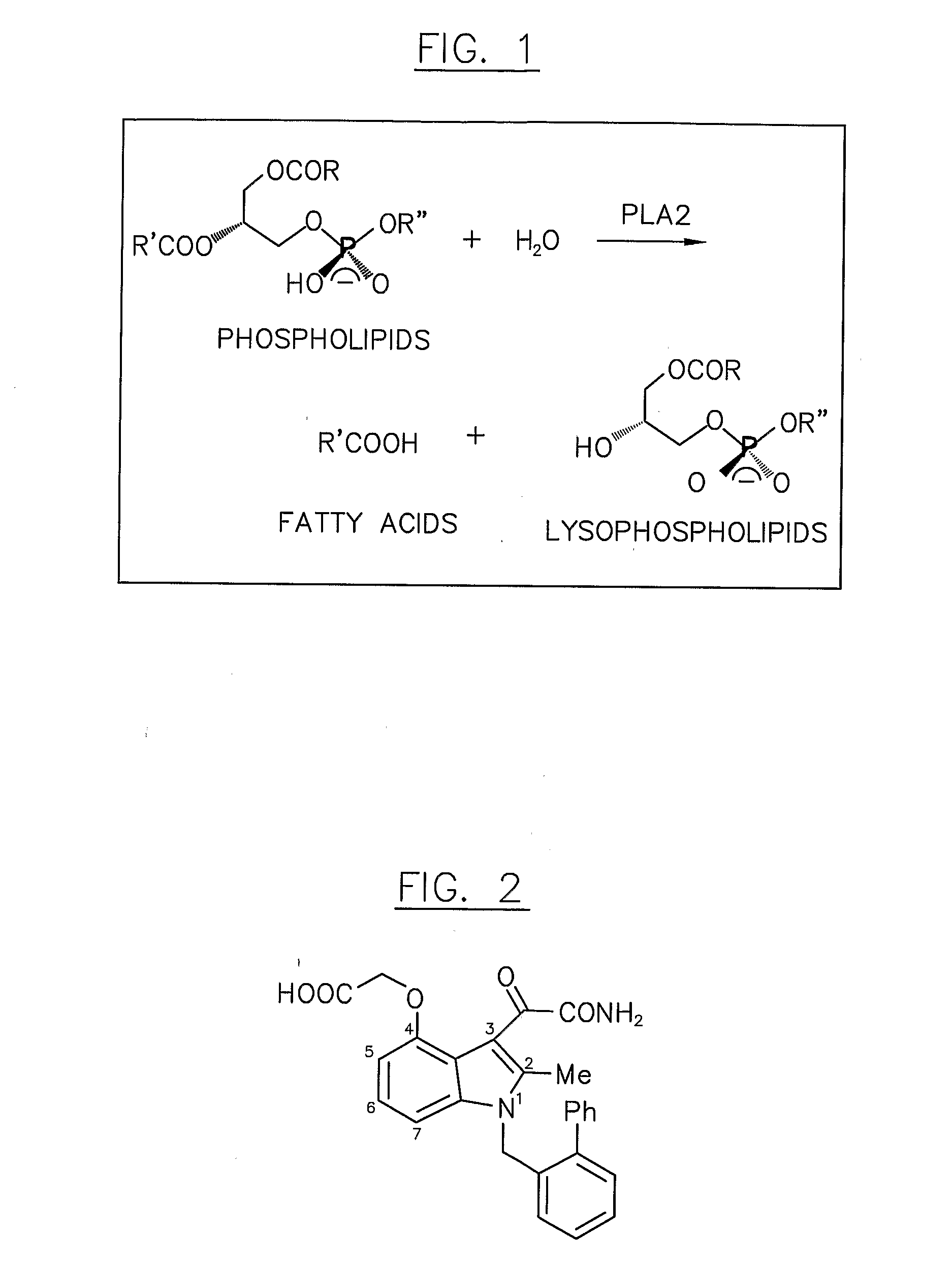 Indole compounds having c4-amide substituents and use thereof as phospholipase-a2 inhibitors