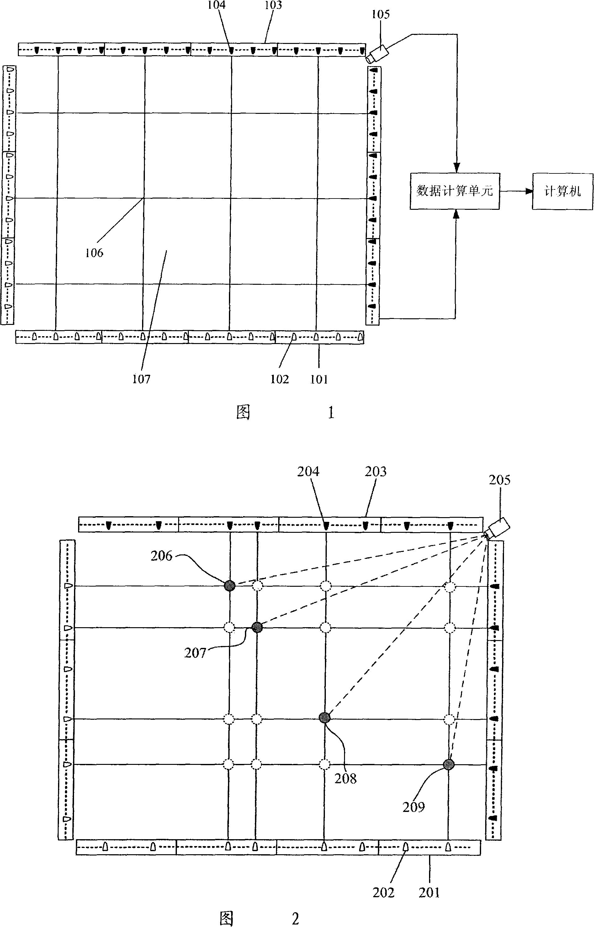 Touch panel device and multi-point touch locating method