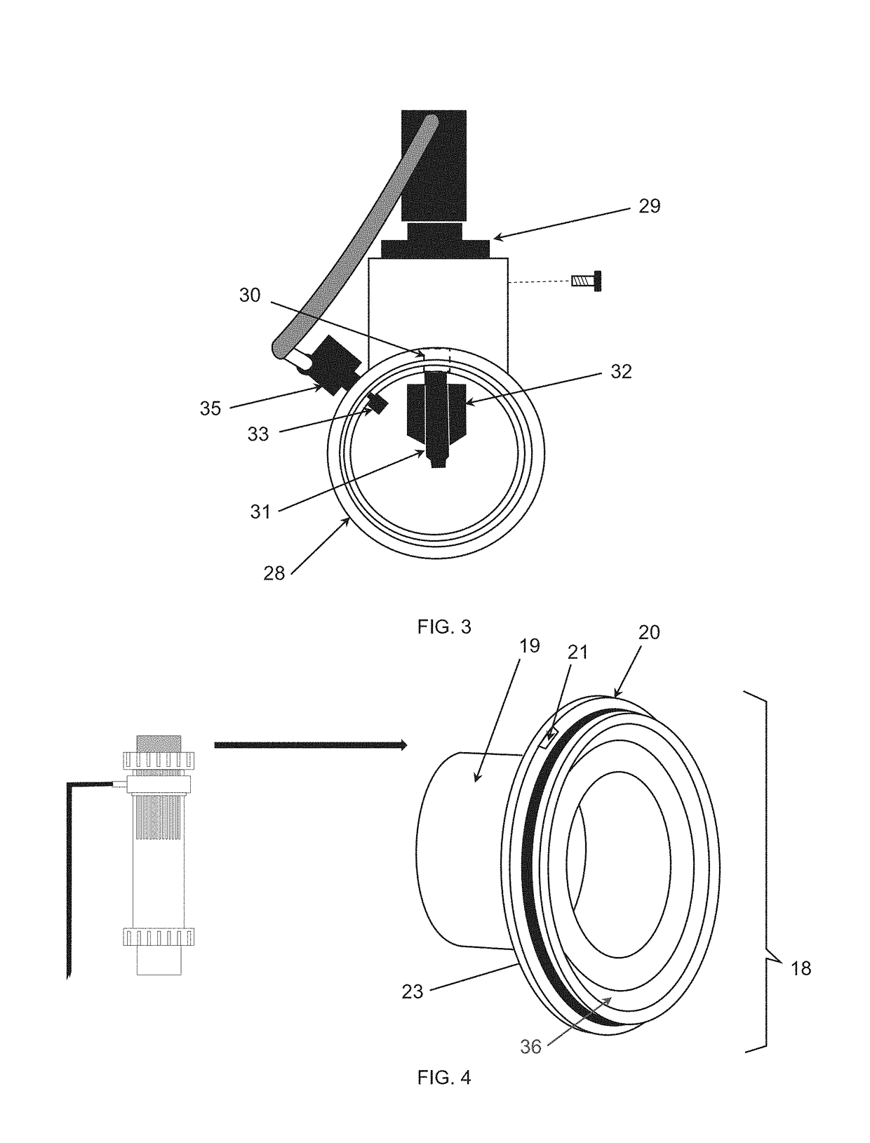 Device for container water filtering