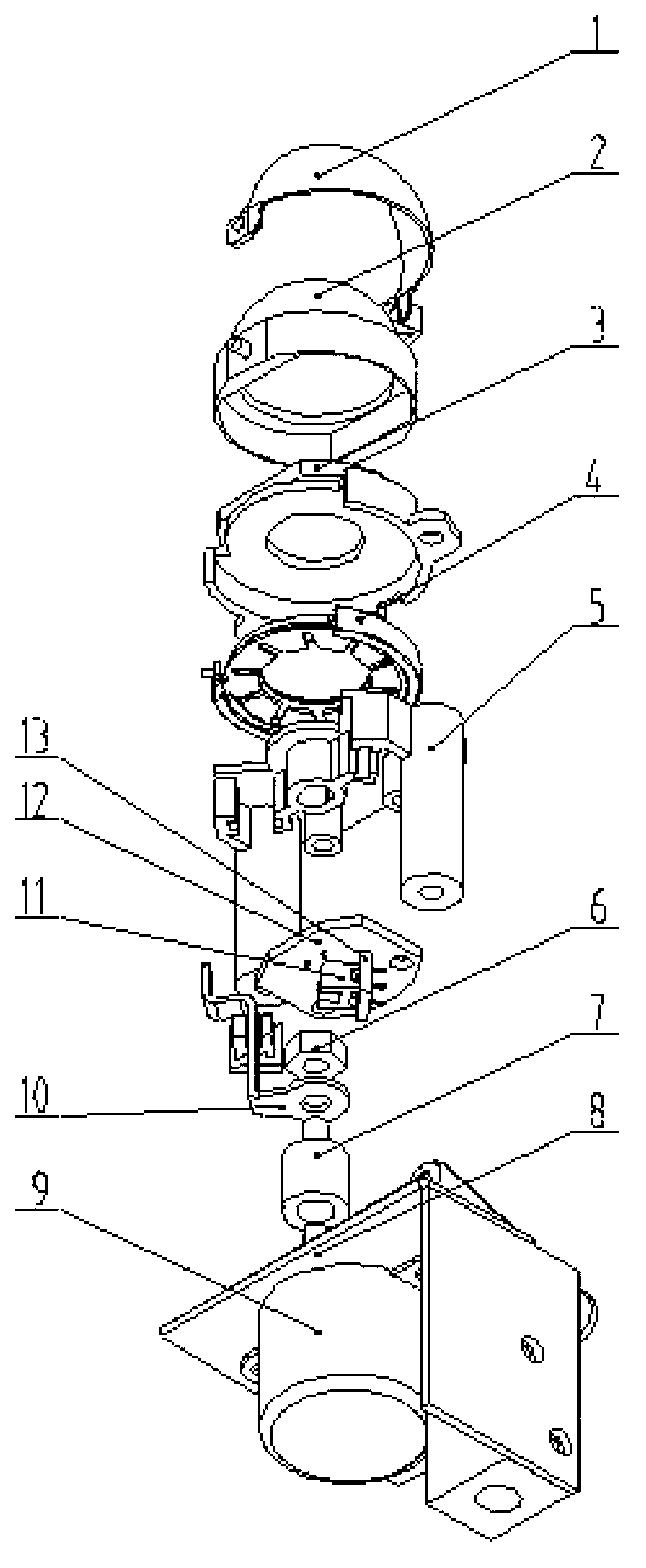 Medical human eye pupil and eyelid motion simulation structure and control method thereof