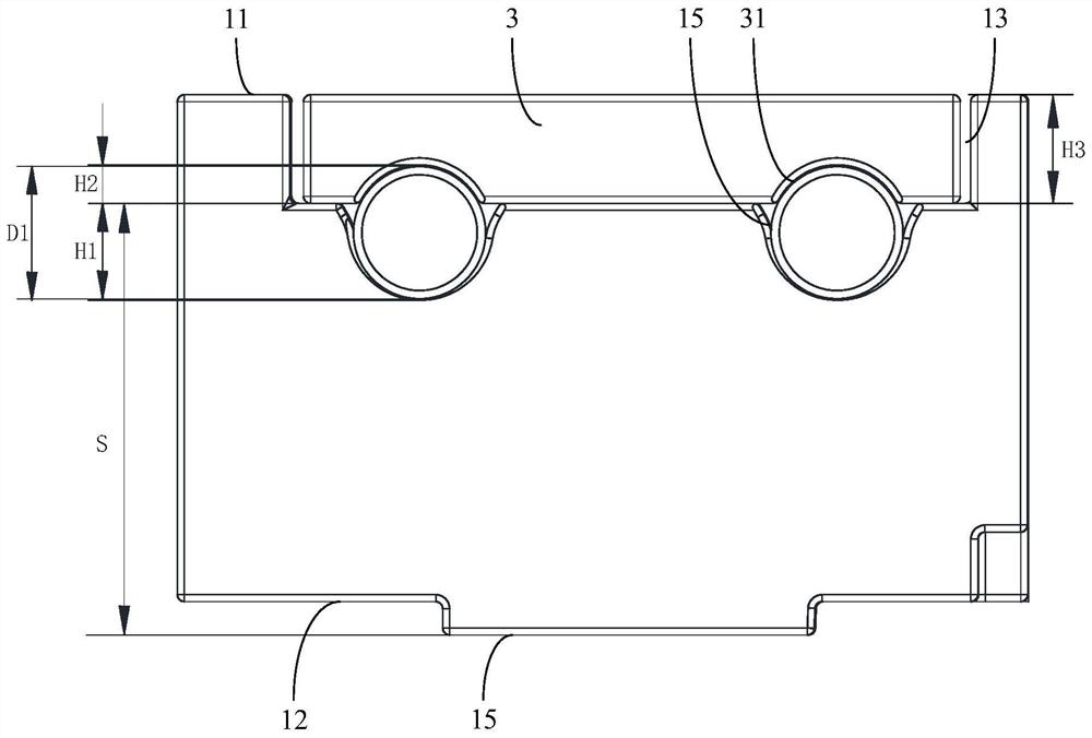 Electric control heat dissipation structure, air conditioner outdoor unit and air conditioner