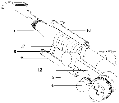 Spraying head with wind resisting function