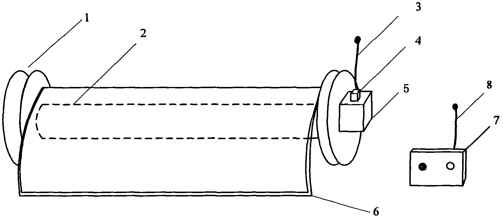 Fire blanket and laying device