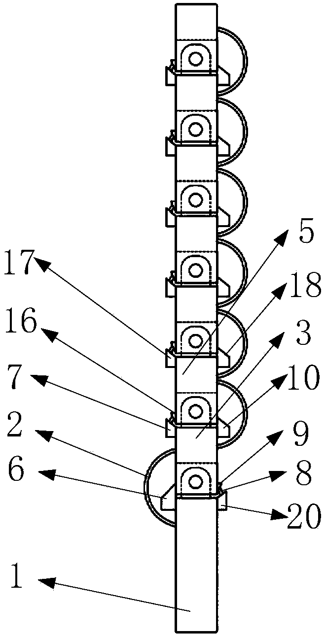 An Elastic Energy Dissipating Bendable Road Column