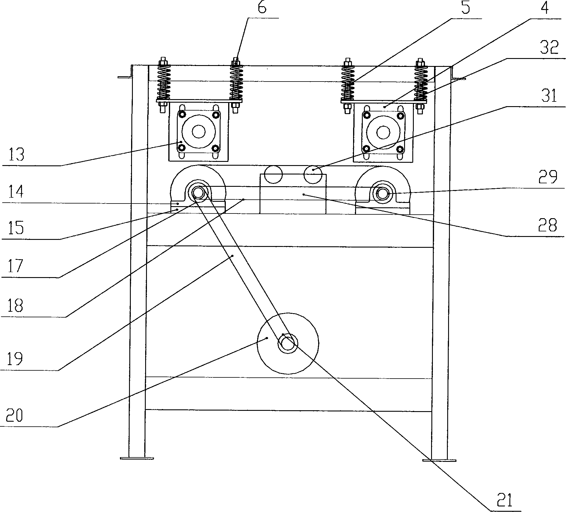 Automatic conveying film sticking machine