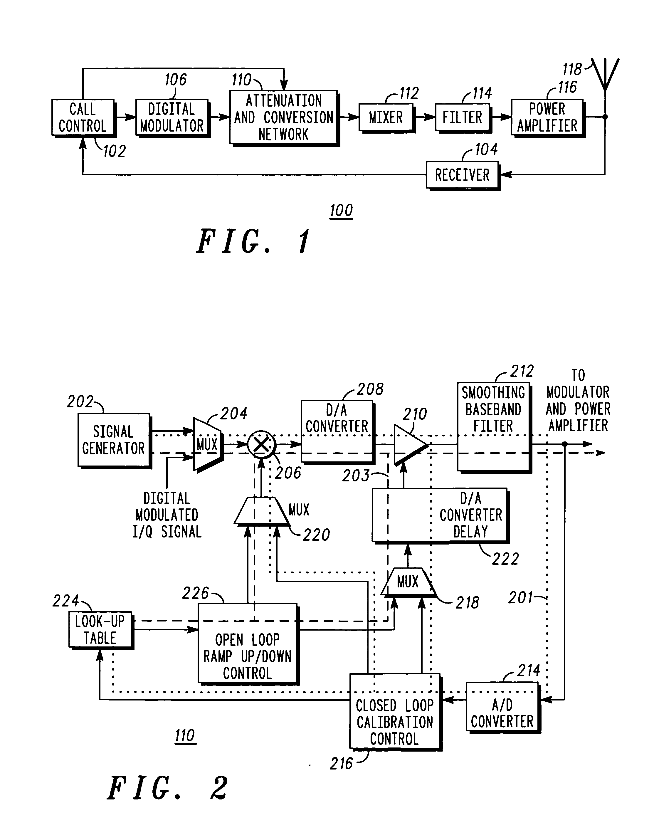 Method and apparatus for a high performance and high dynamic range baseband power control system