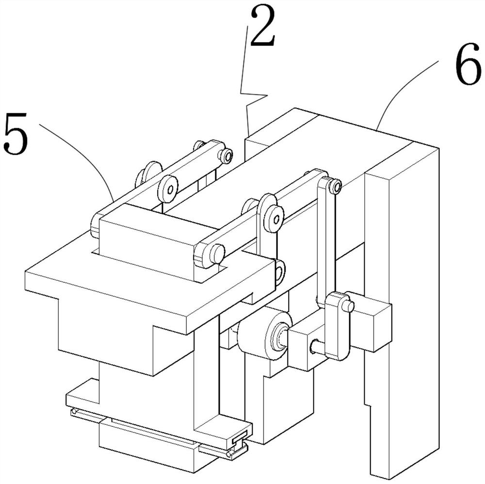 Inclined stamping device for machining