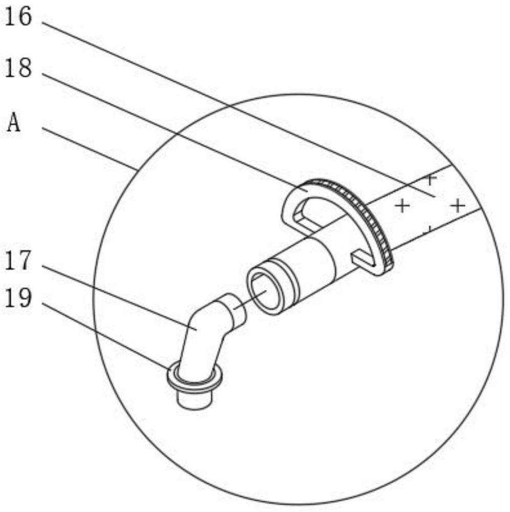 Spinning size stirring device for spinning