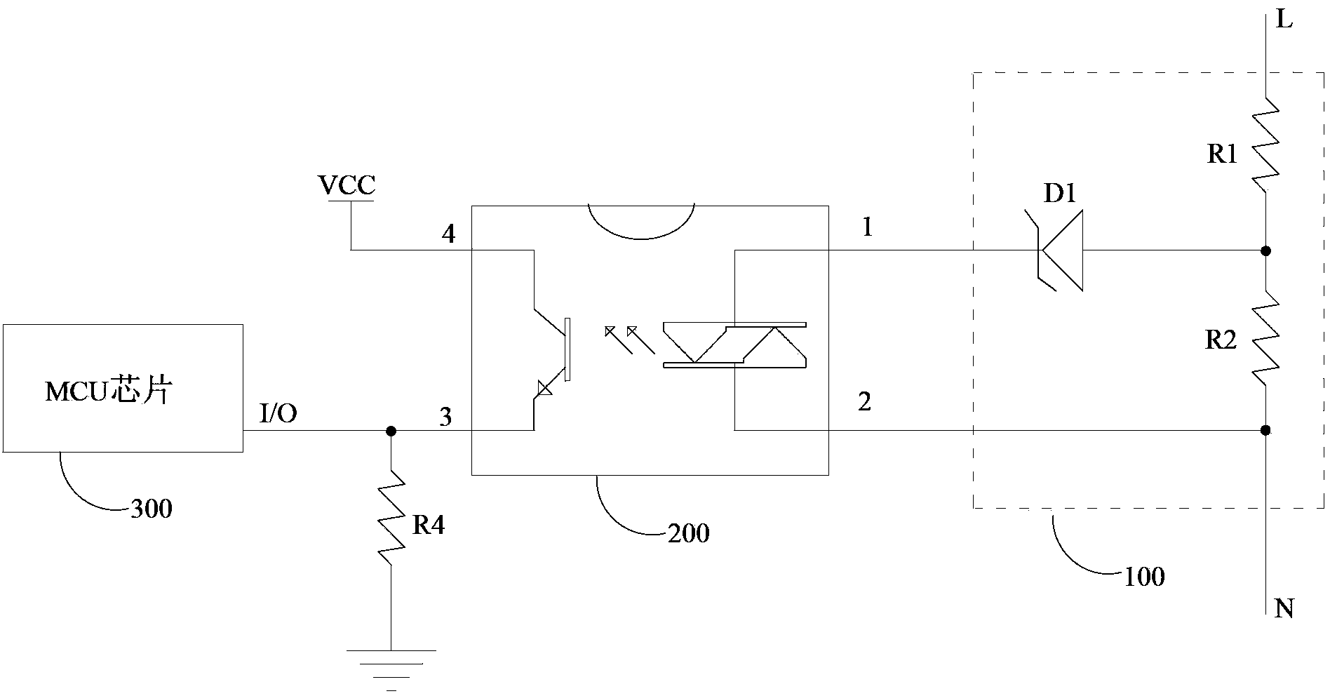 Air conditioner, indoor unit and alternating-current overvoltage detection device thereof