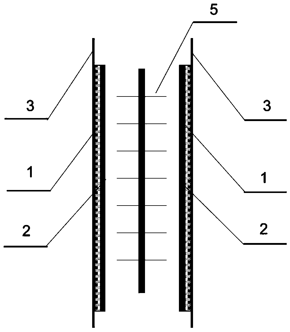 Water distribution and catalysis integrated falling film discharge plasma water treatment device