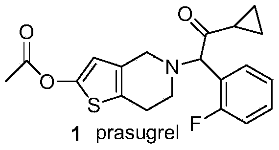 Synthetic method of prasugrel
