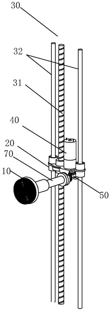 Scrubbing and washing device