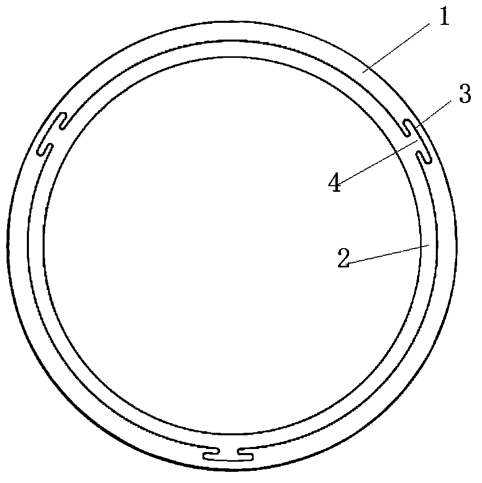 Prop-open device for garbage bag