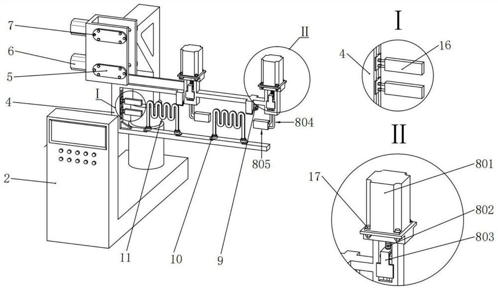 Thick-wall pipe lateral induction straight seam welding device and method