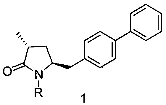 A kind of synthetic method of 5-biphenyl-4-amino-2-methylpentanoic acid intermediate