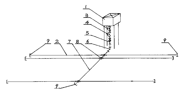 Method for irrigation of wayside lawn