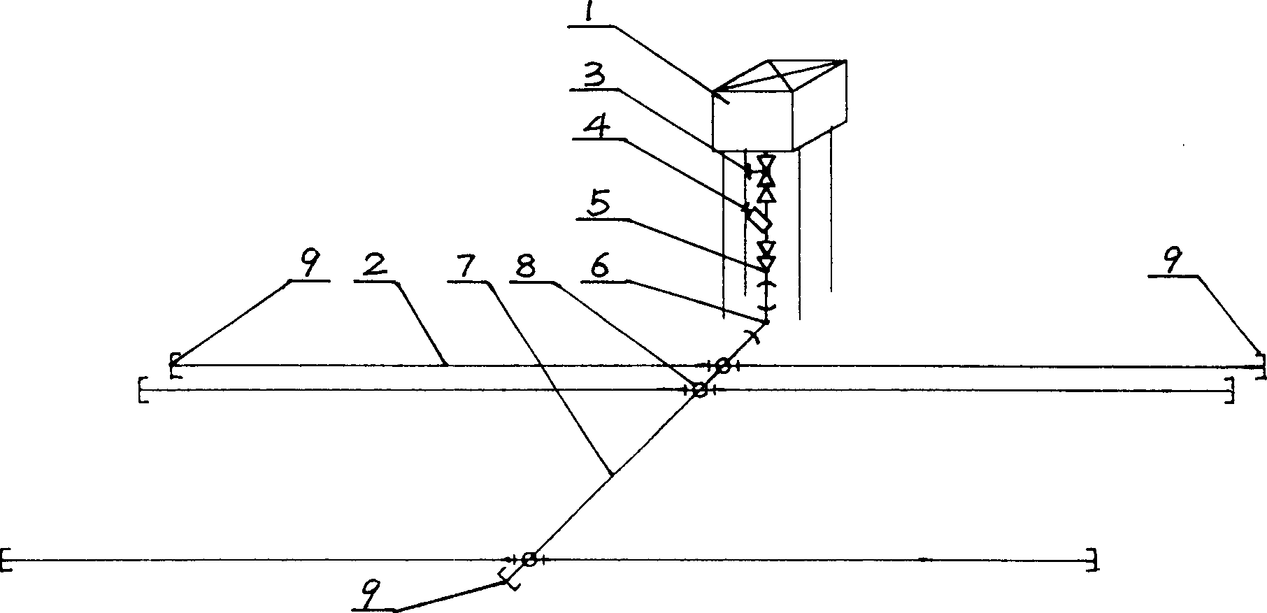 Method for irrigation of wayside lawn