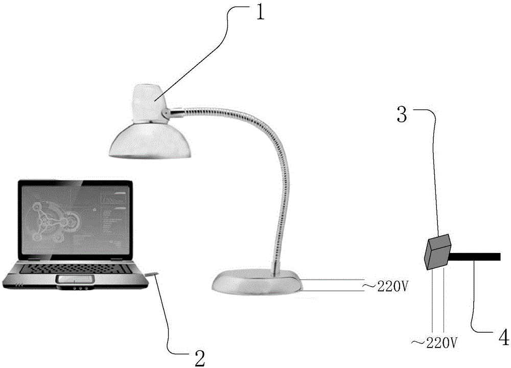 Visible light both-way communication system