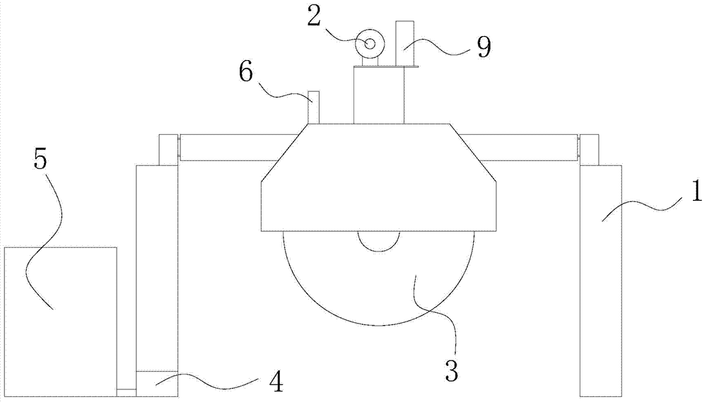 Device and method for frequency conversion control of stone cutting motor