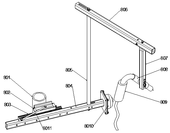 Robot base inner and outer ring welding device