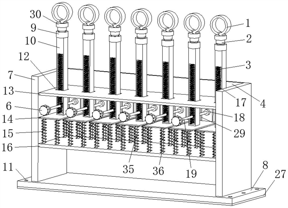 Yarn correction device for textile production