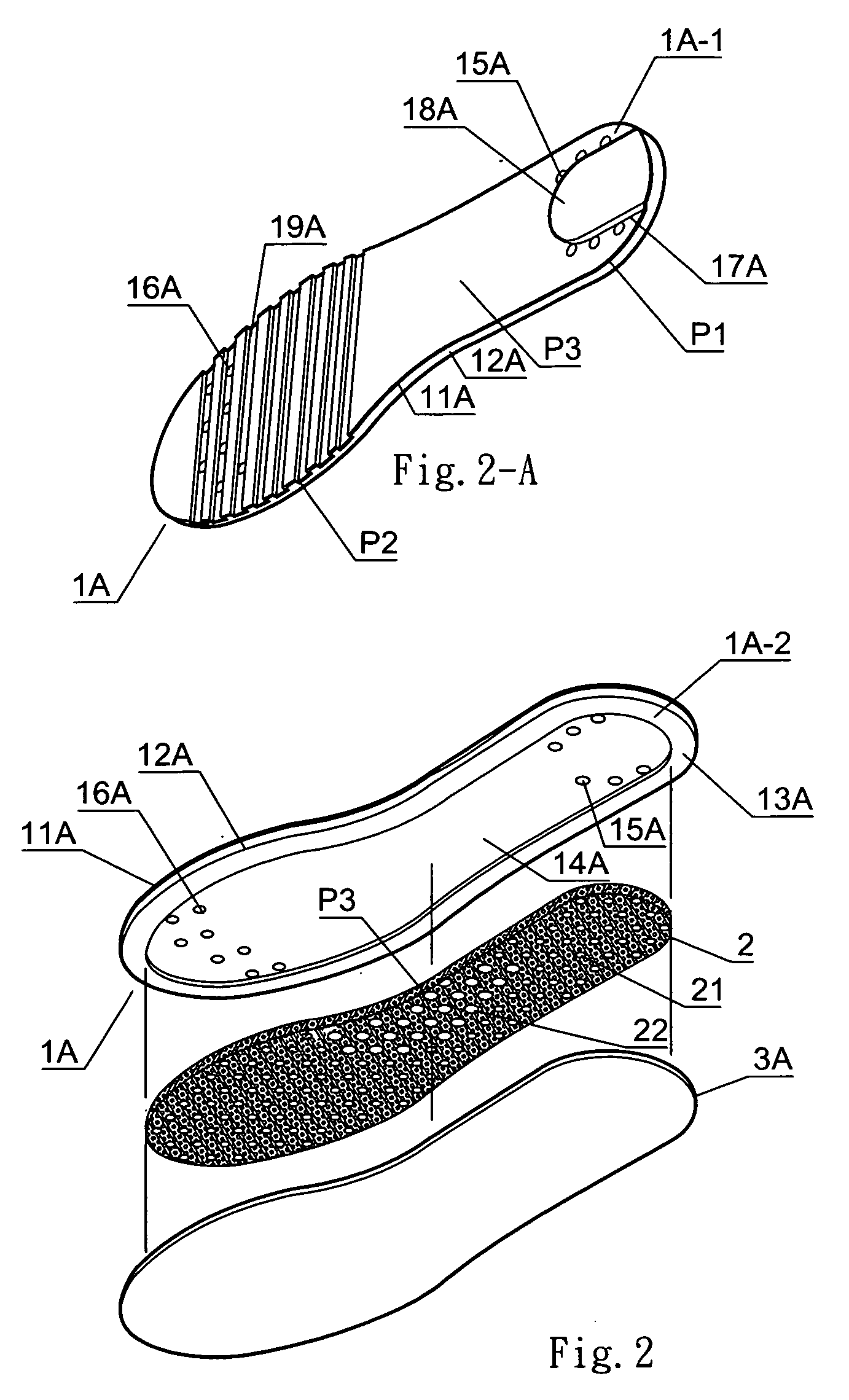 Cushion improved structure of shoe ventilating insole