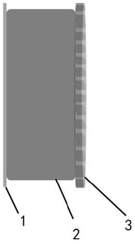 Silicon negative pole piece, production method and application thereof