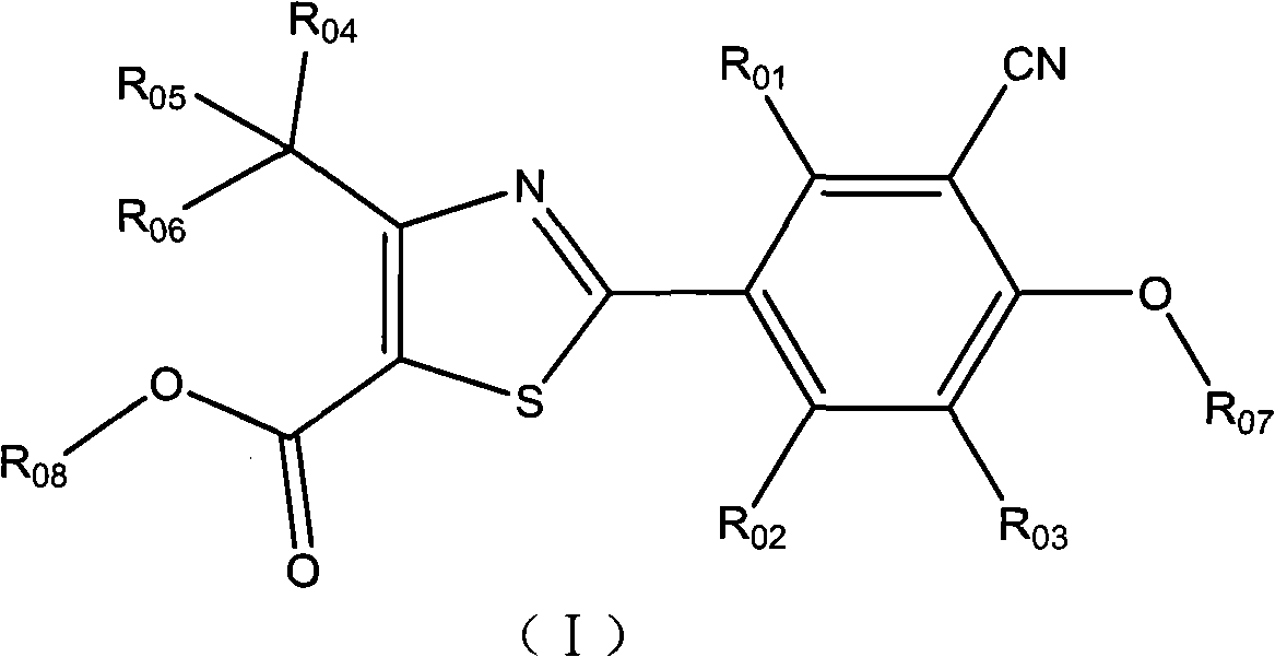 2-arylthiazole derivative and medicinal salt and application thereof