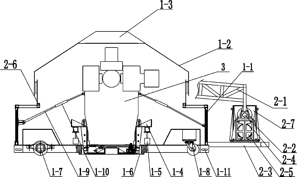 Vehicle-mounted theodolite cabin for theodolite carrier vehicle