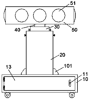 Intelligent traffic indication device convenient to carry